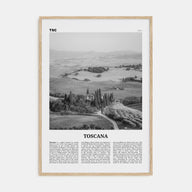 Toscana Travel B&W Poster
