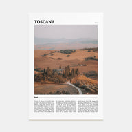 Toscana Travel Color Poster