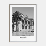 Toulon Portrait B&W Poster