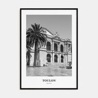 Toulon Portrait B&W Poster
