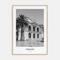 Toulon Portrait B&W Poster