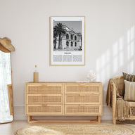 Toulon Travel B&W Poster