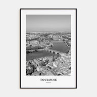 Toulouse Portrait B&W Poster