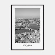 Toulouse Portrait B&W Poster