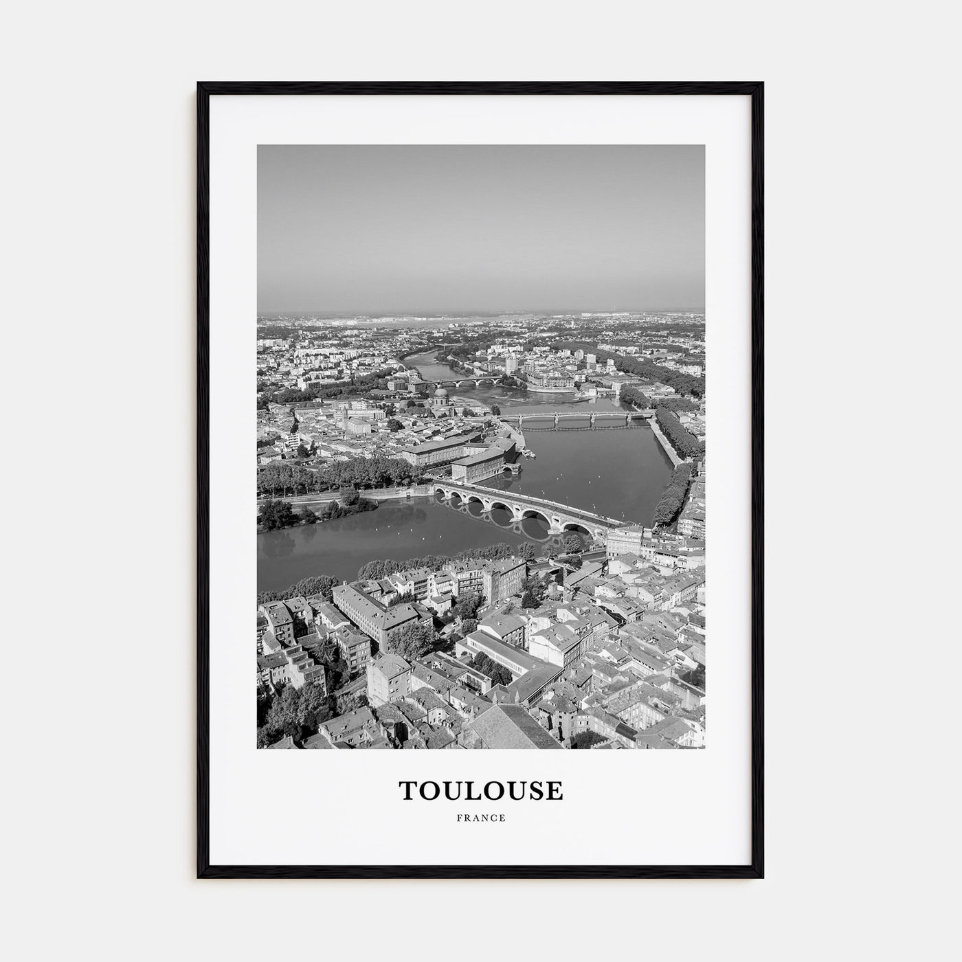 Toulouse Portrait B&W Poster