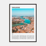 Toulouse Travel Color Poster