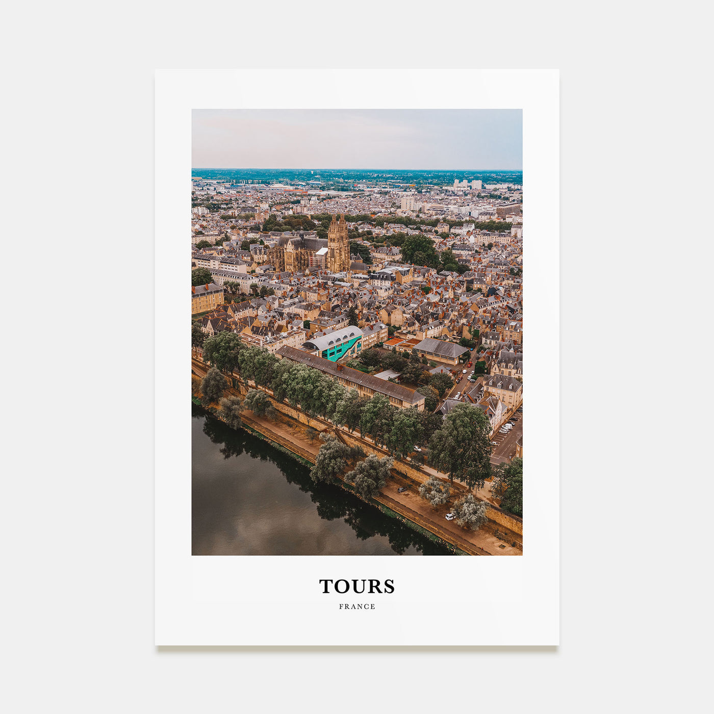 Tours Portrait Color Poster