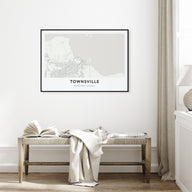 Townsville Map Landscape Poster
