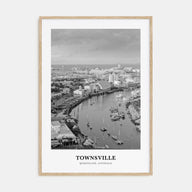 Townsville Portrait B&W Poster