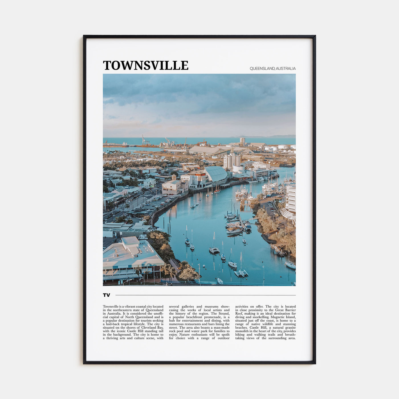 Townsville Travel Color Poster