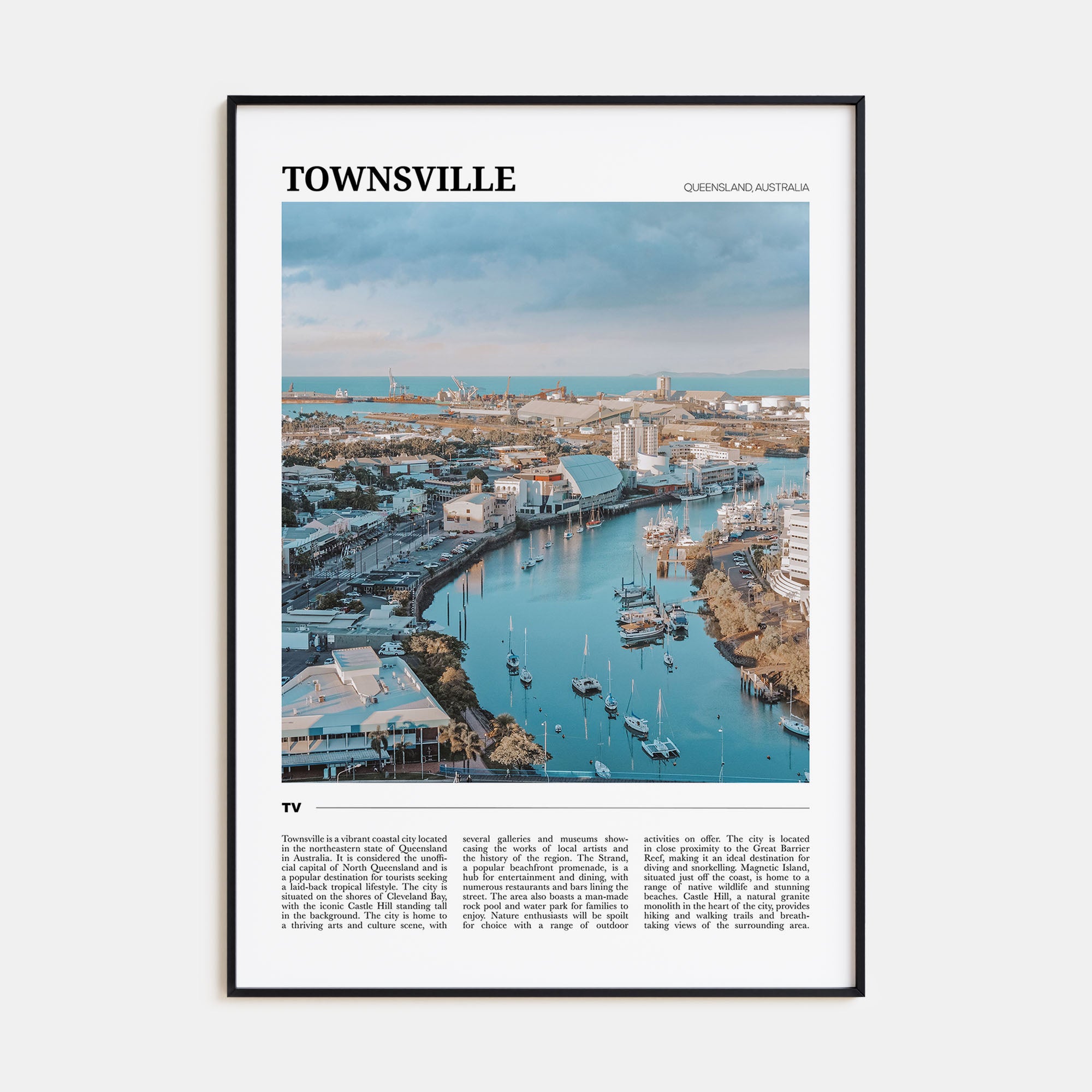 Townsville Travel Color Poster