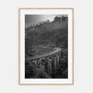 Train Arch Bridge Photo B&W No 1 Poster