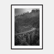 Train Arch Bridge Photo B&W No 1 Poster