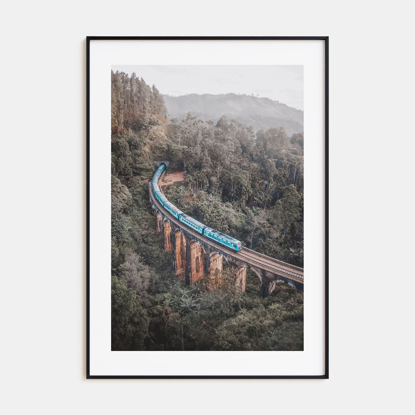 Train Arch Bridge Photo Color Poster