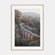 Train Arch Bridge Photo Color Poster
