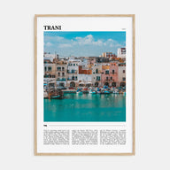 Trani Travel Color Poster