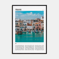 Trani Travel Color Poster