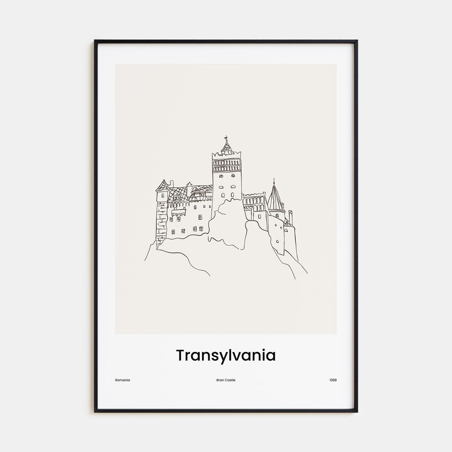 Transylvania Drawn Poster