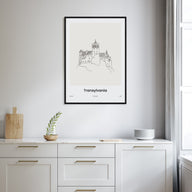 Transylvania Drawn Poster