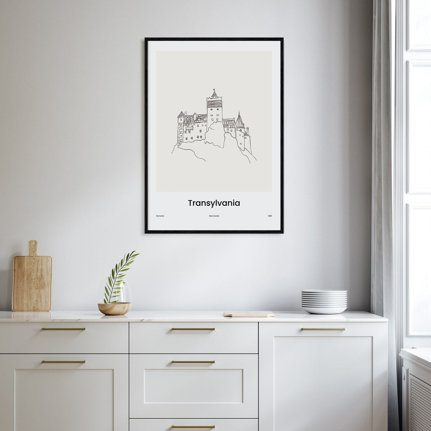 Transylvania Drawn Poster