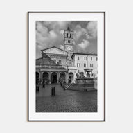 Trastevere Photo B&W Poster