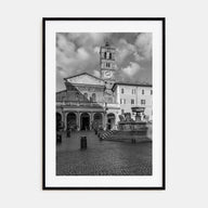 Trastevere Photo B&W Poster