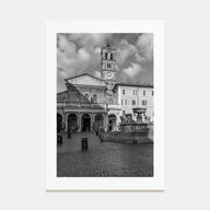Trastevere Photo B&W Poster