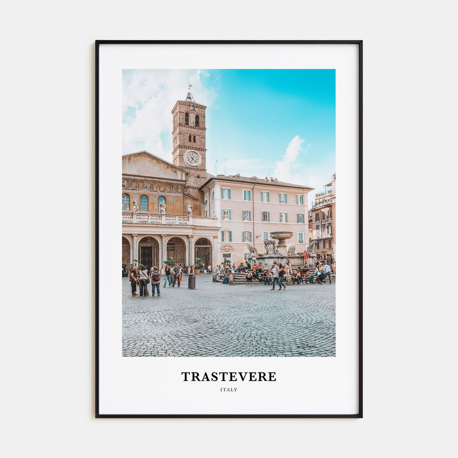 Trastevere Portrait Color Poster