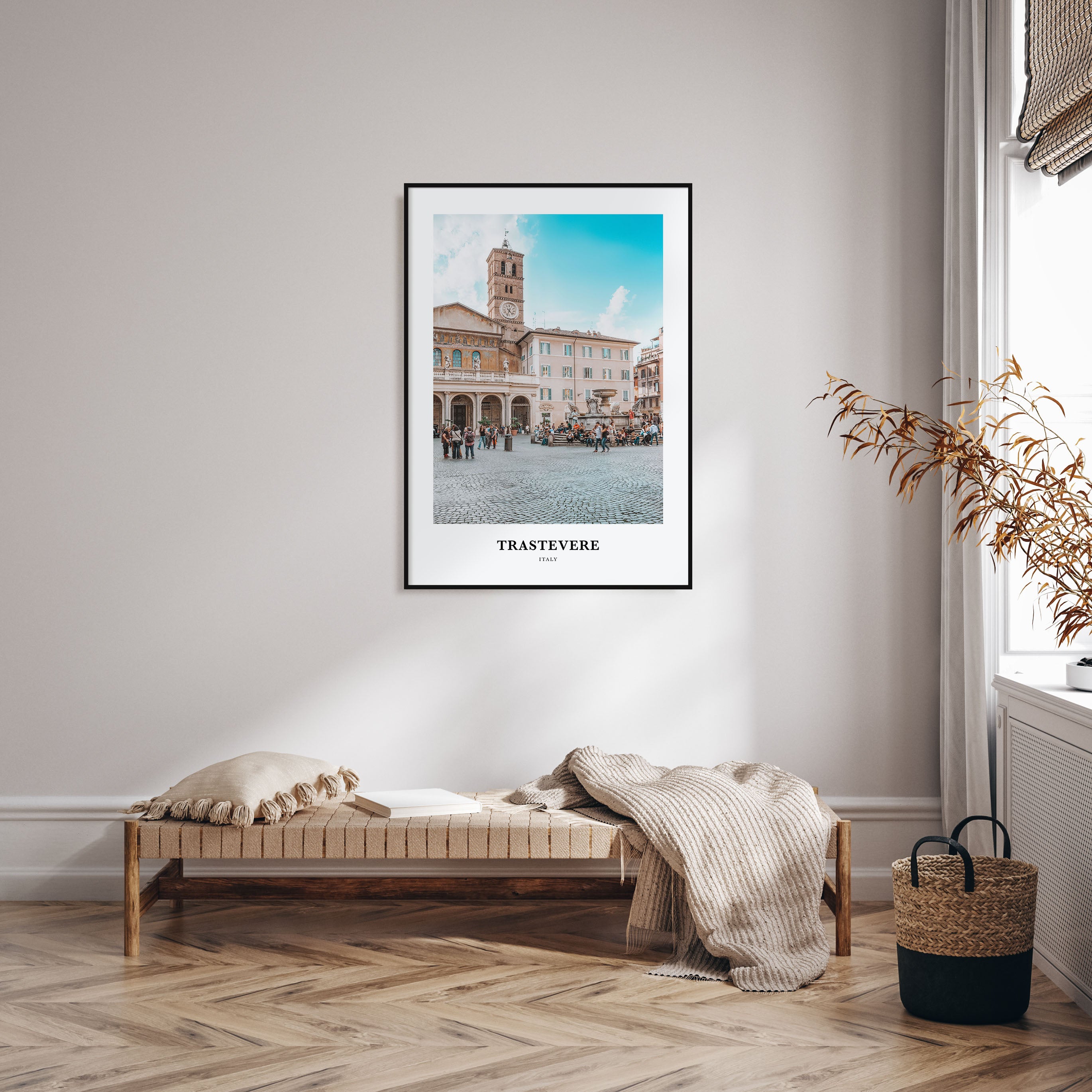 Trastevere Portrait Color Poster