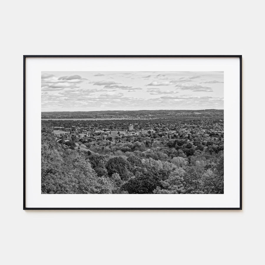 Traverse City Landscape B&W Poster