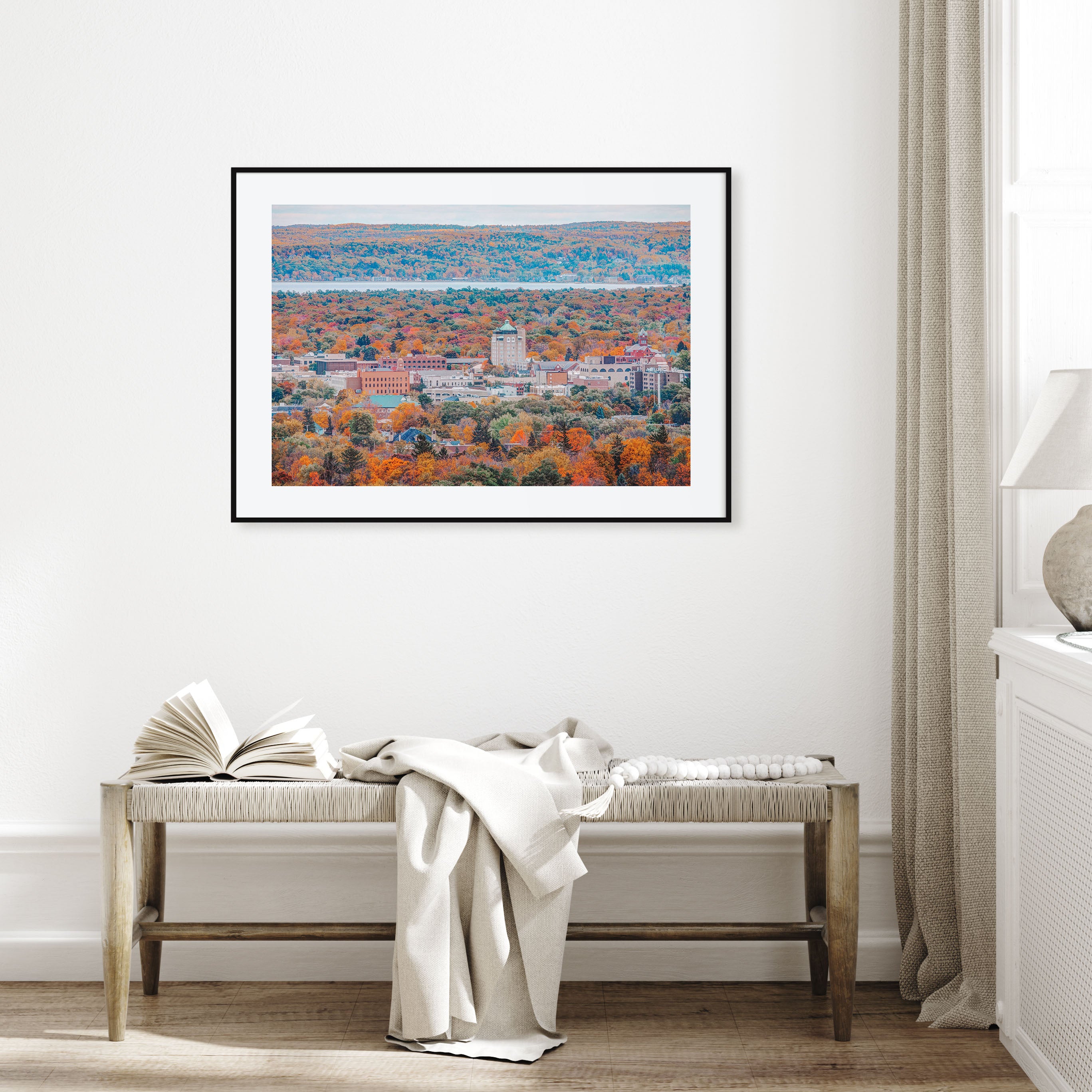 Traverse City Landscape Color Poster