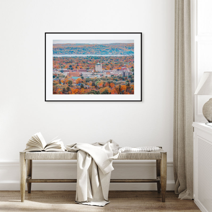 Traverse City Landscape Color Poster