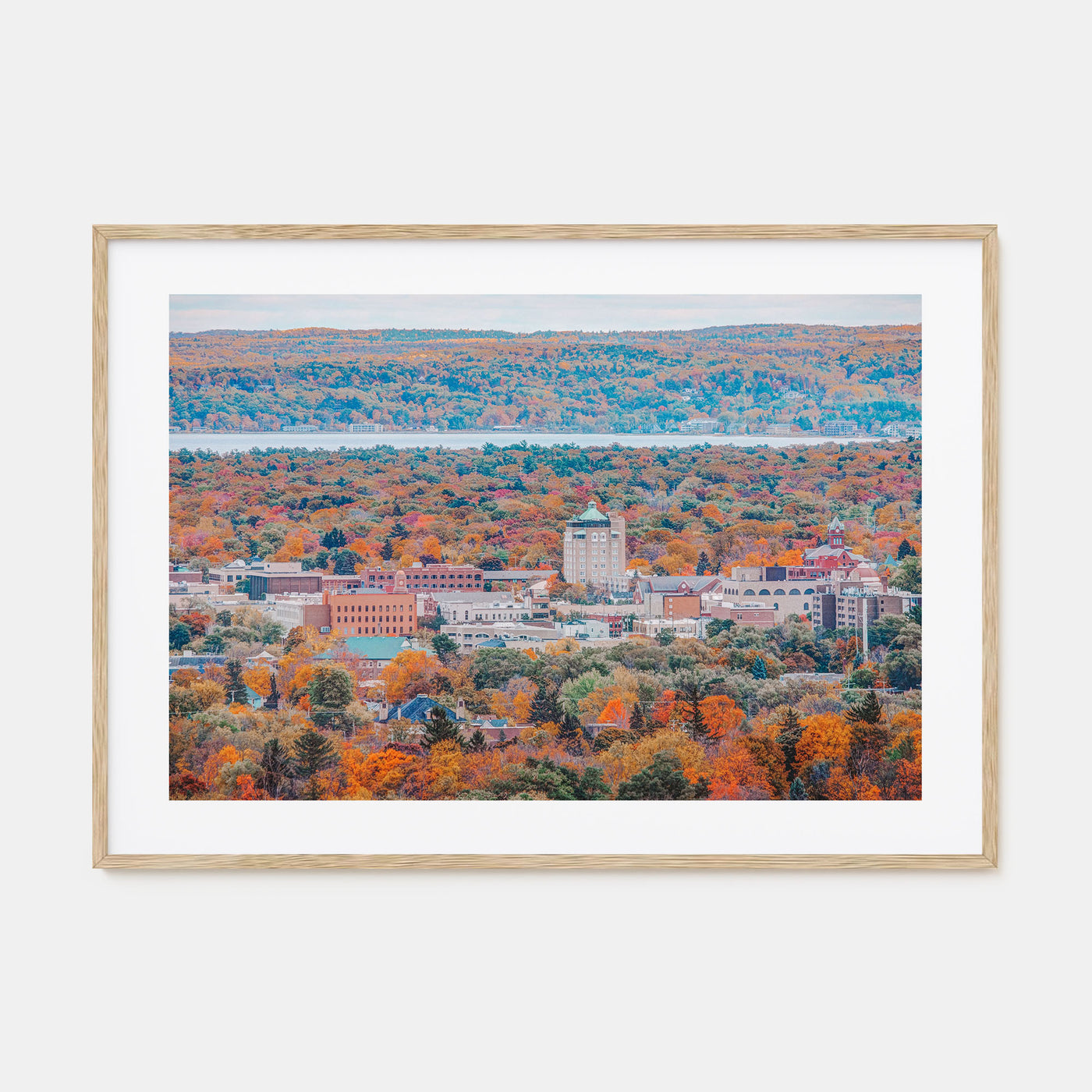 Traverse City Landscape Color Poster