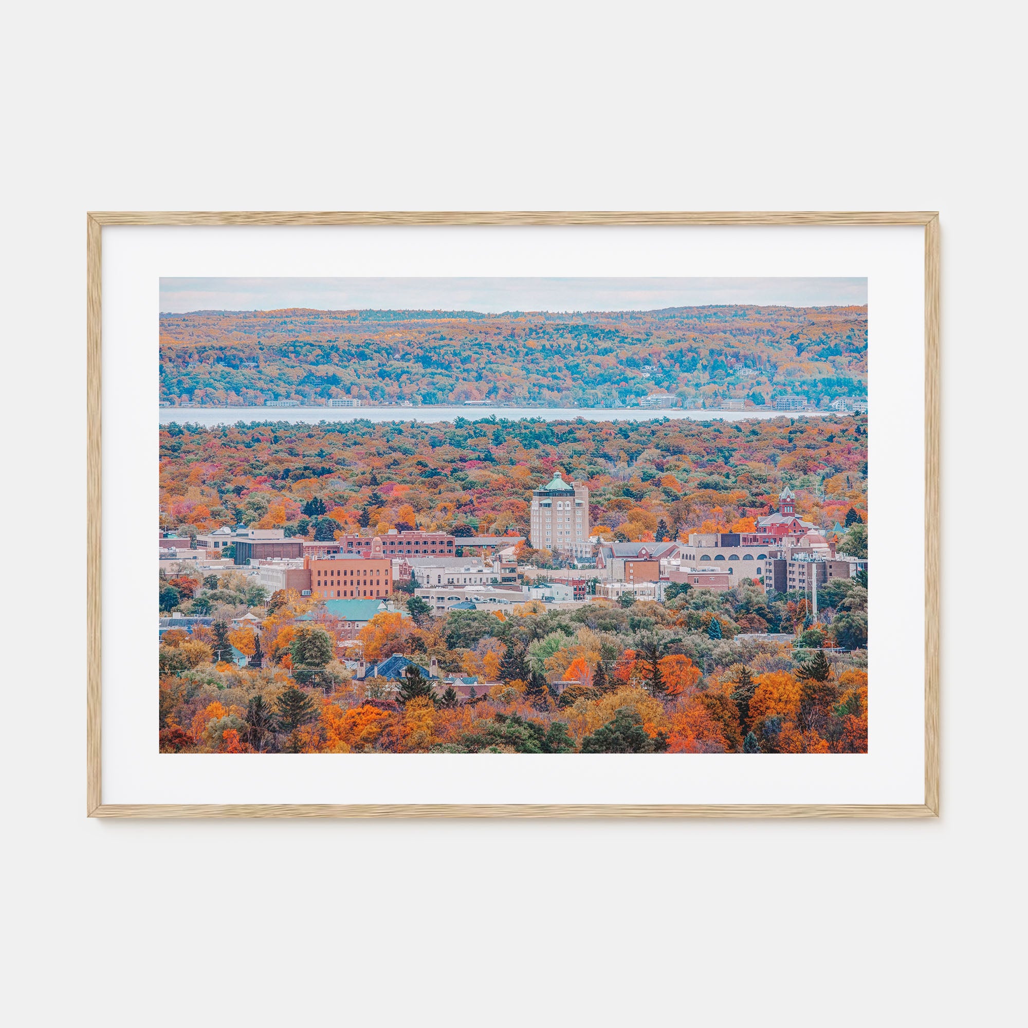 Traverse City Landscape Color Poster