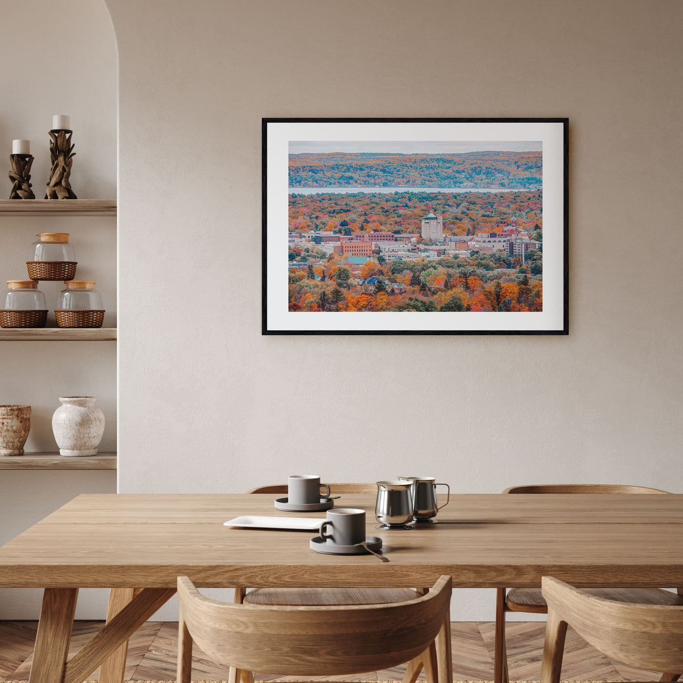 Traverse City Landscape Color Poster