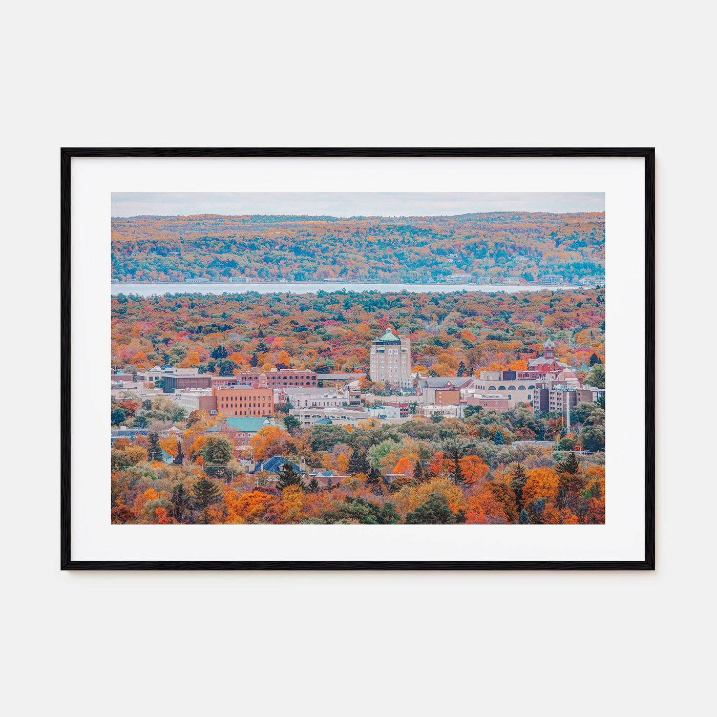 Traverse City Landscape Color Poster