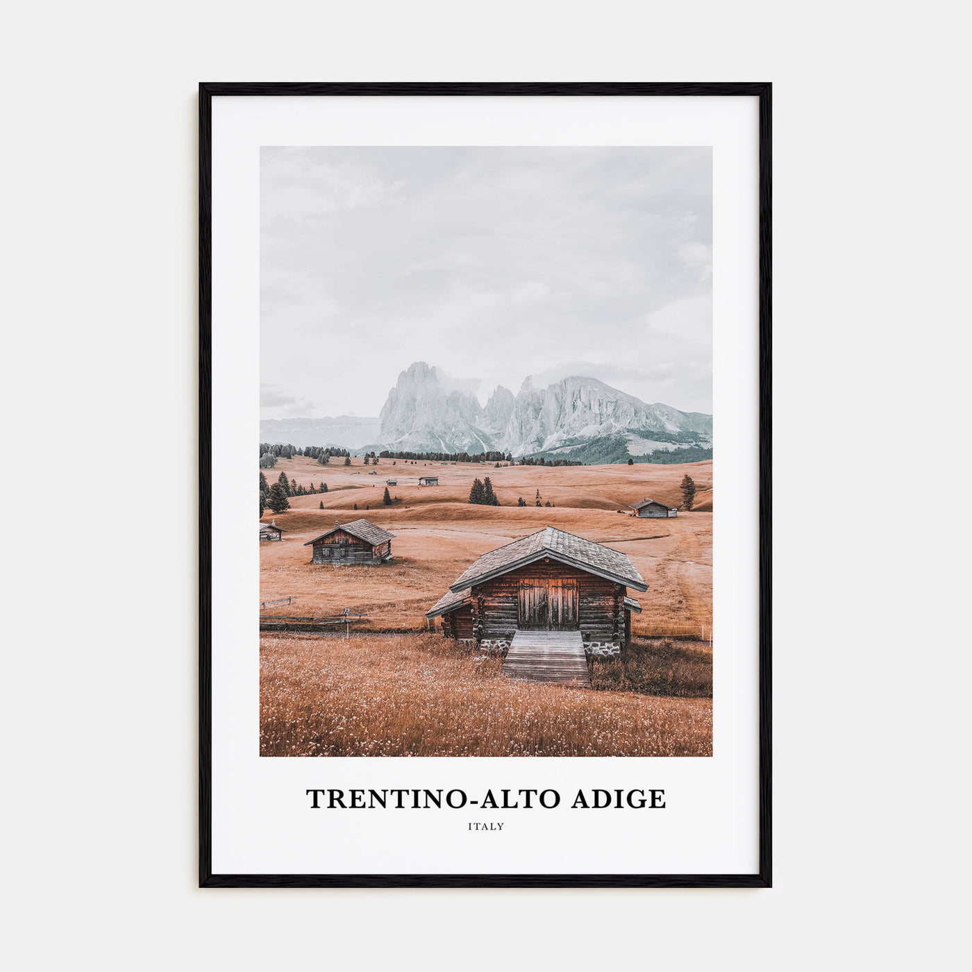 Trentino-Alto Adige Portrait Color Poster