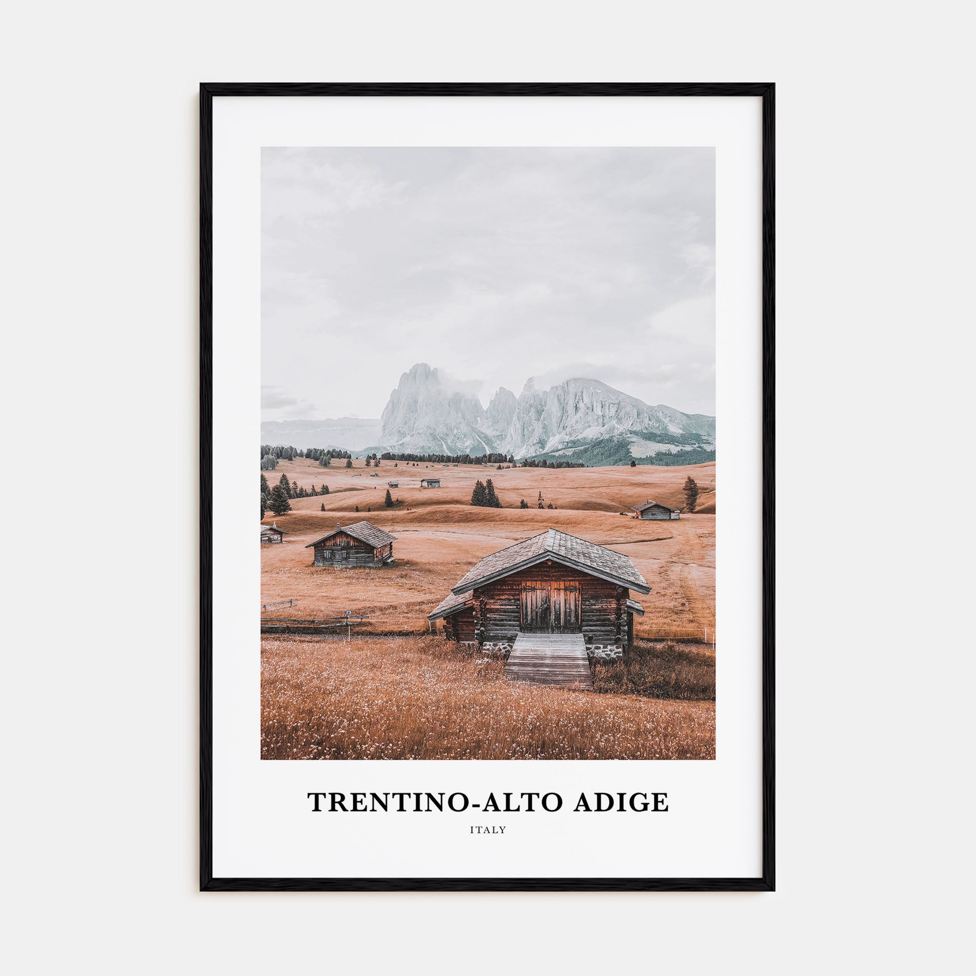 Trentino-Alto Adige Portrait Color Poster