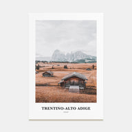 Trentino-Alto Adige Portrait Color Poster