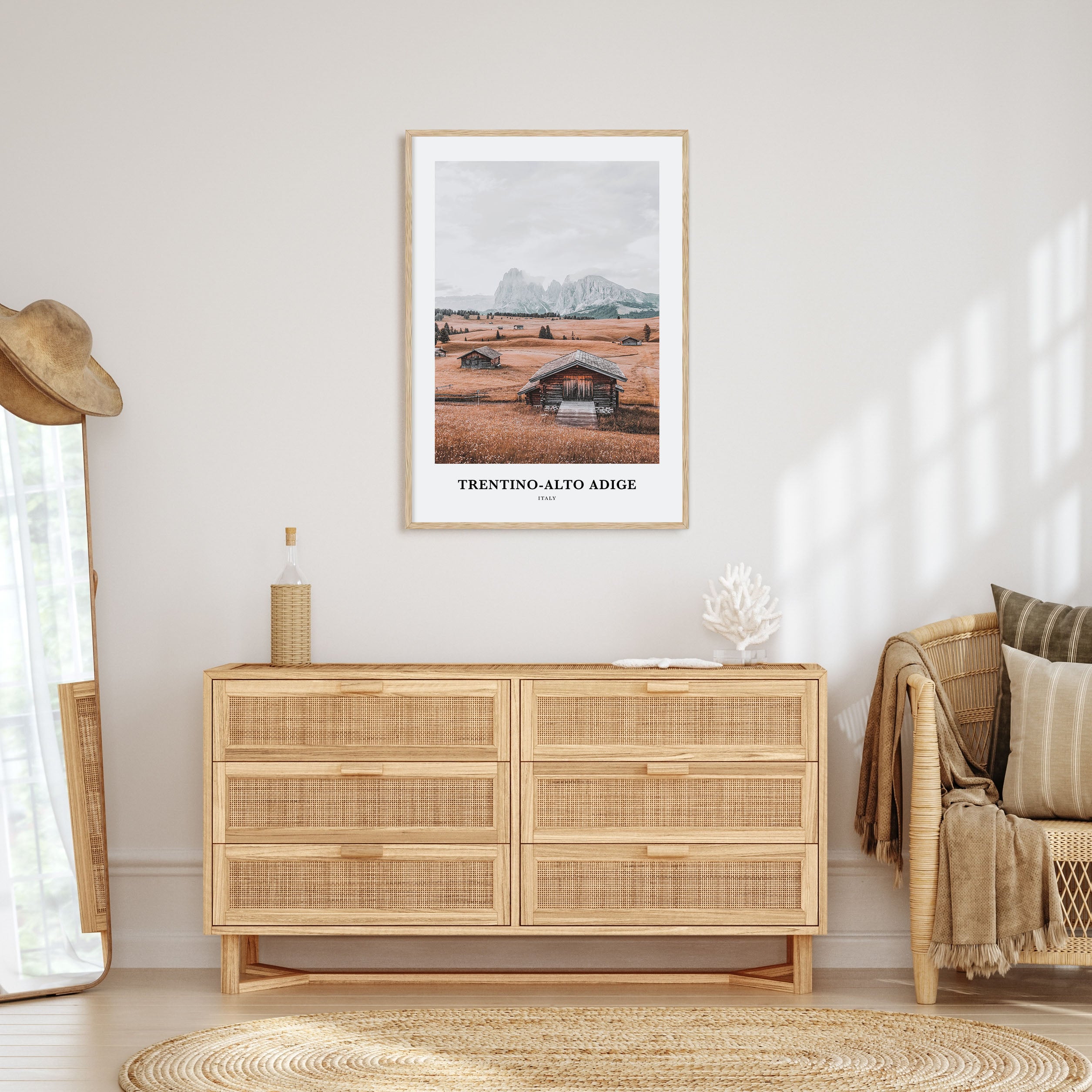 Trentino-Alto Adige Portrait Color Poster