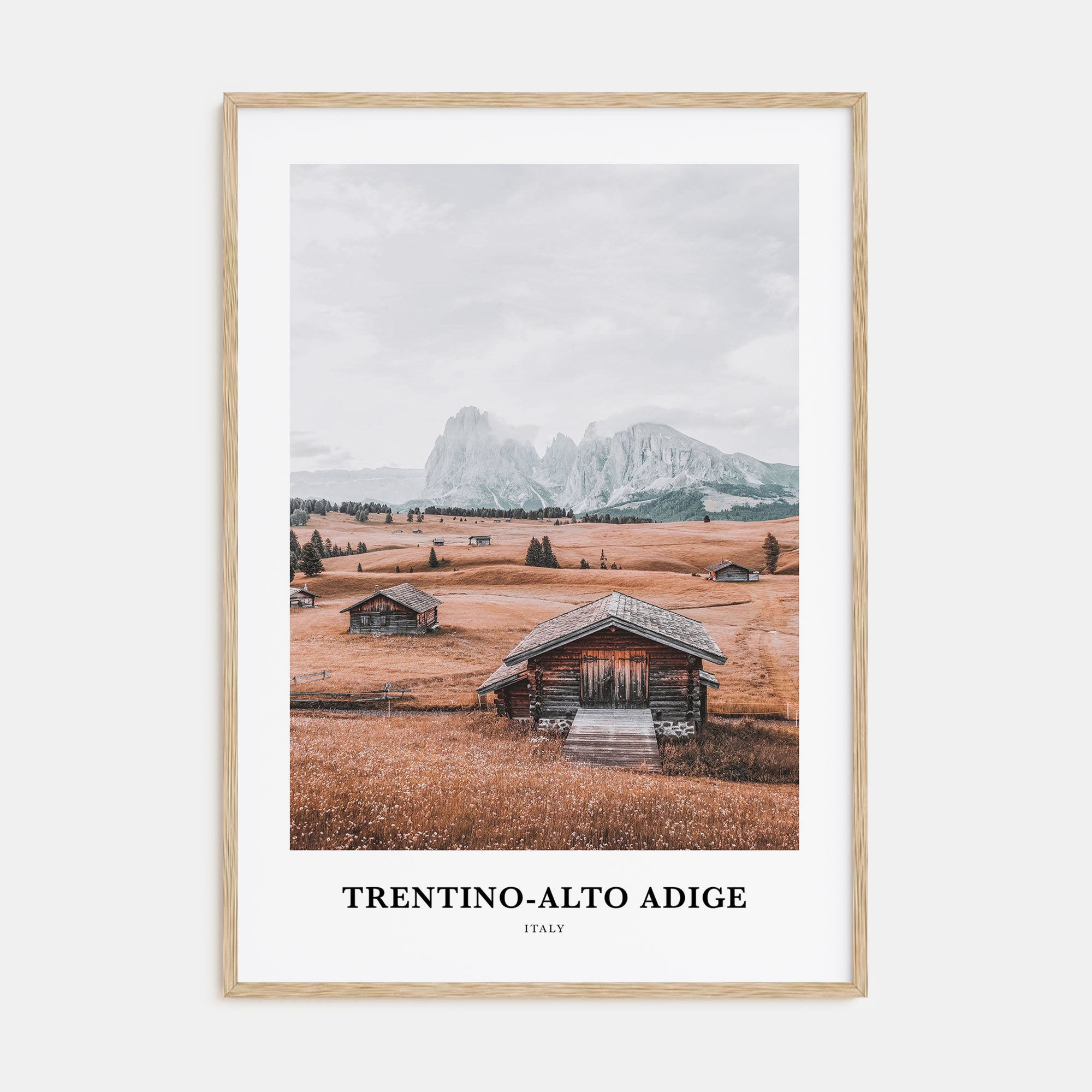 Trentino-Alto Adige Portrait Color Poster