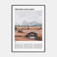 Trentino-Alto Adige Travel Color Poster