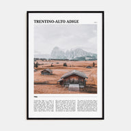 Trentino-Alto Adige Travel Color Poster