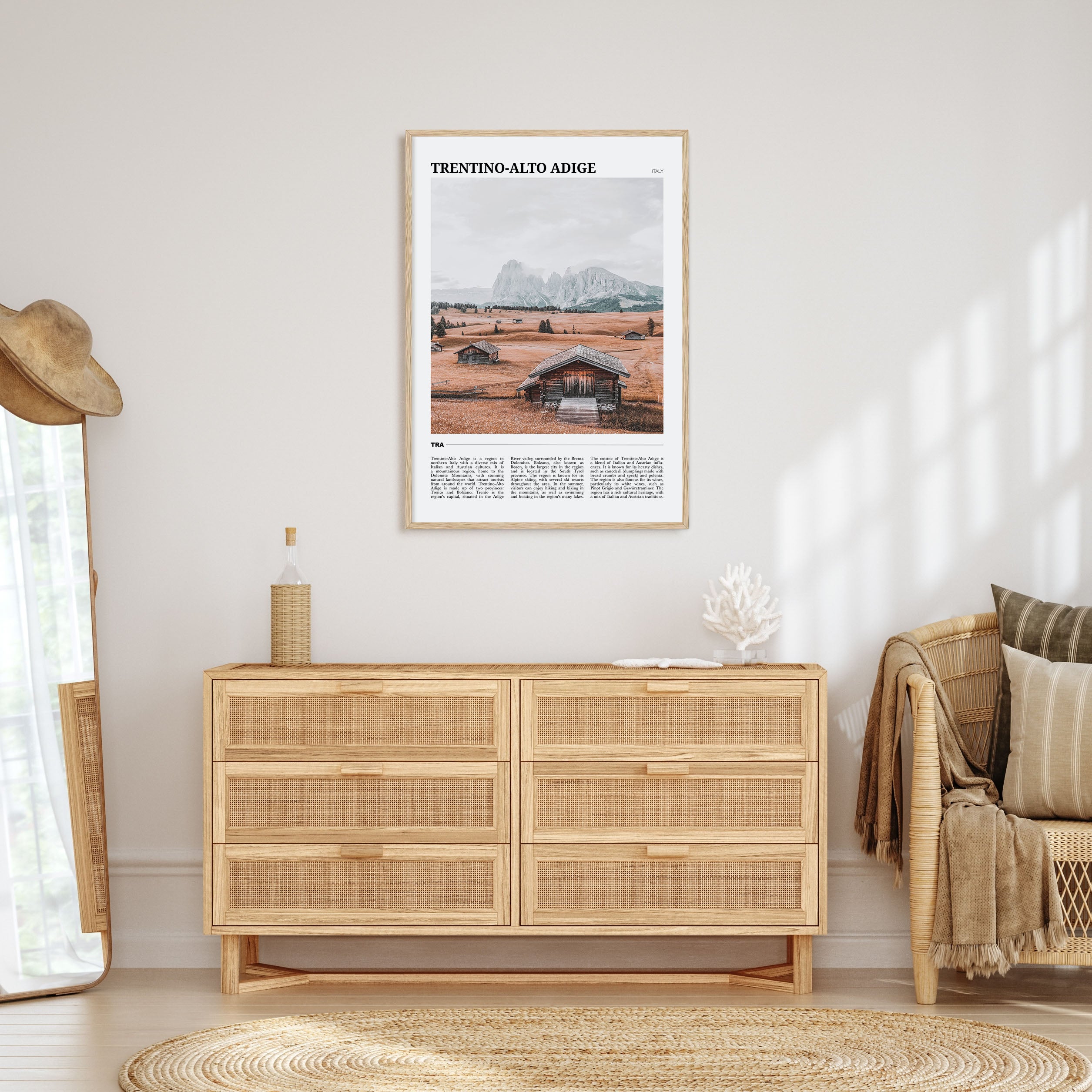Trentino-Alto Adige Travel Color Poster