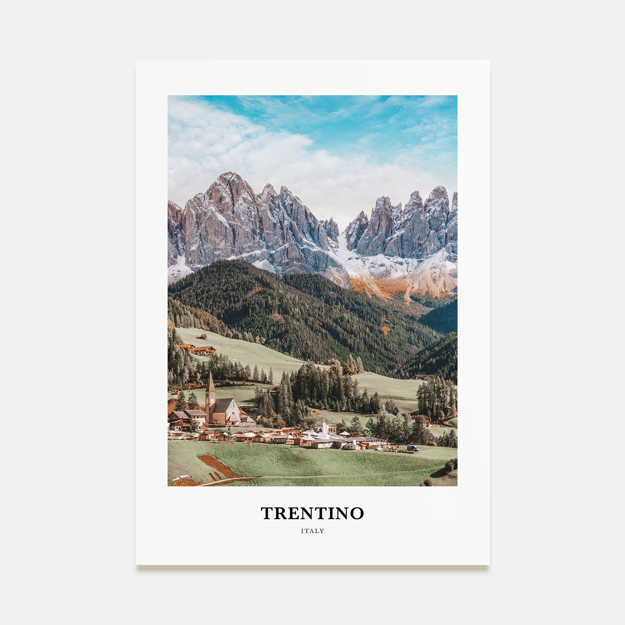 Trentino Portrait Color No 2 Poster