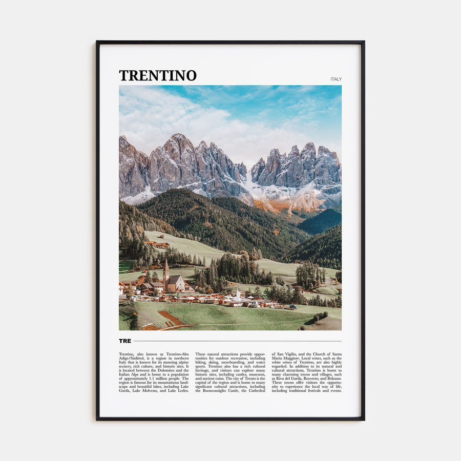 Trentino Travel Color No 2 Poster