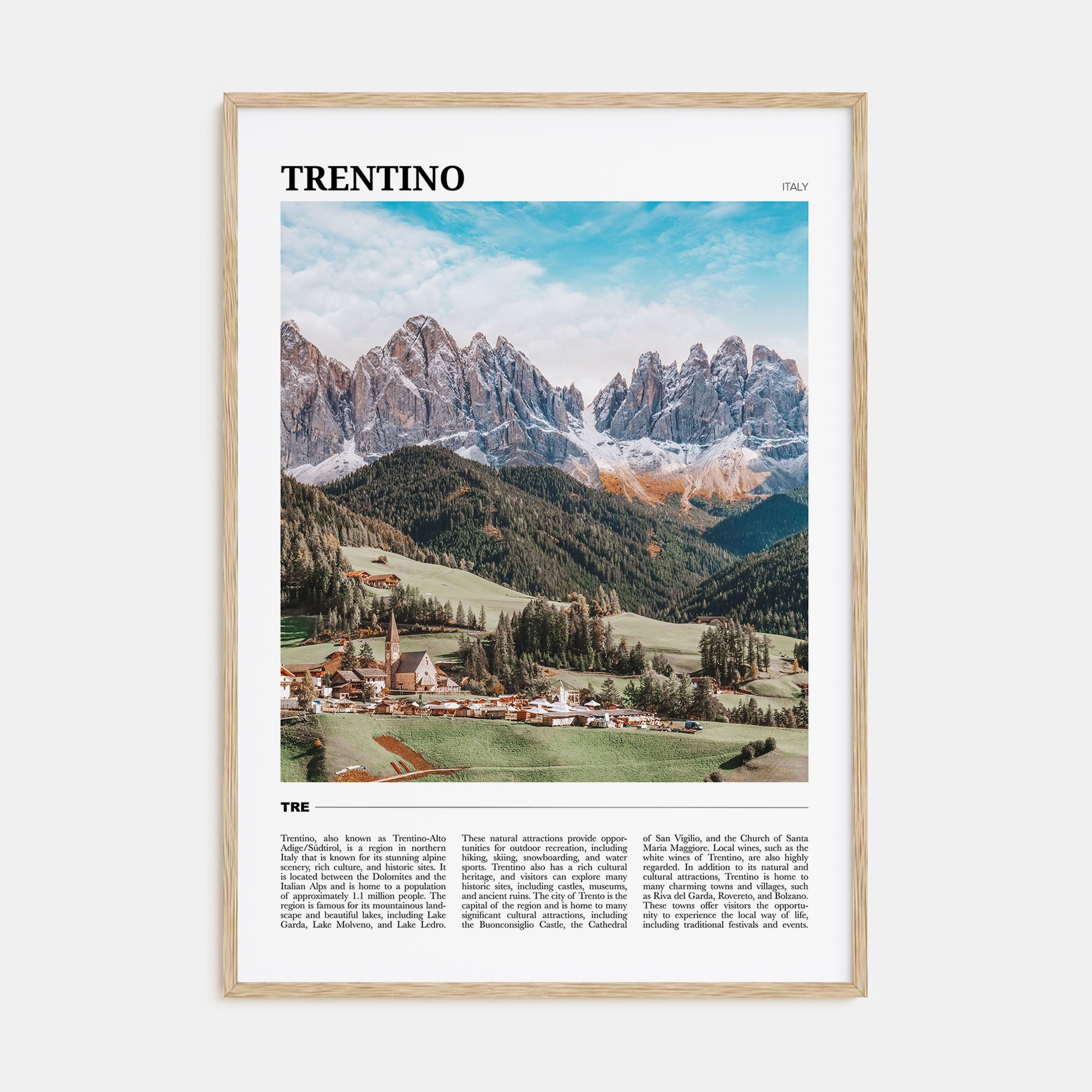 Trentino Travel Color No 2 Poster