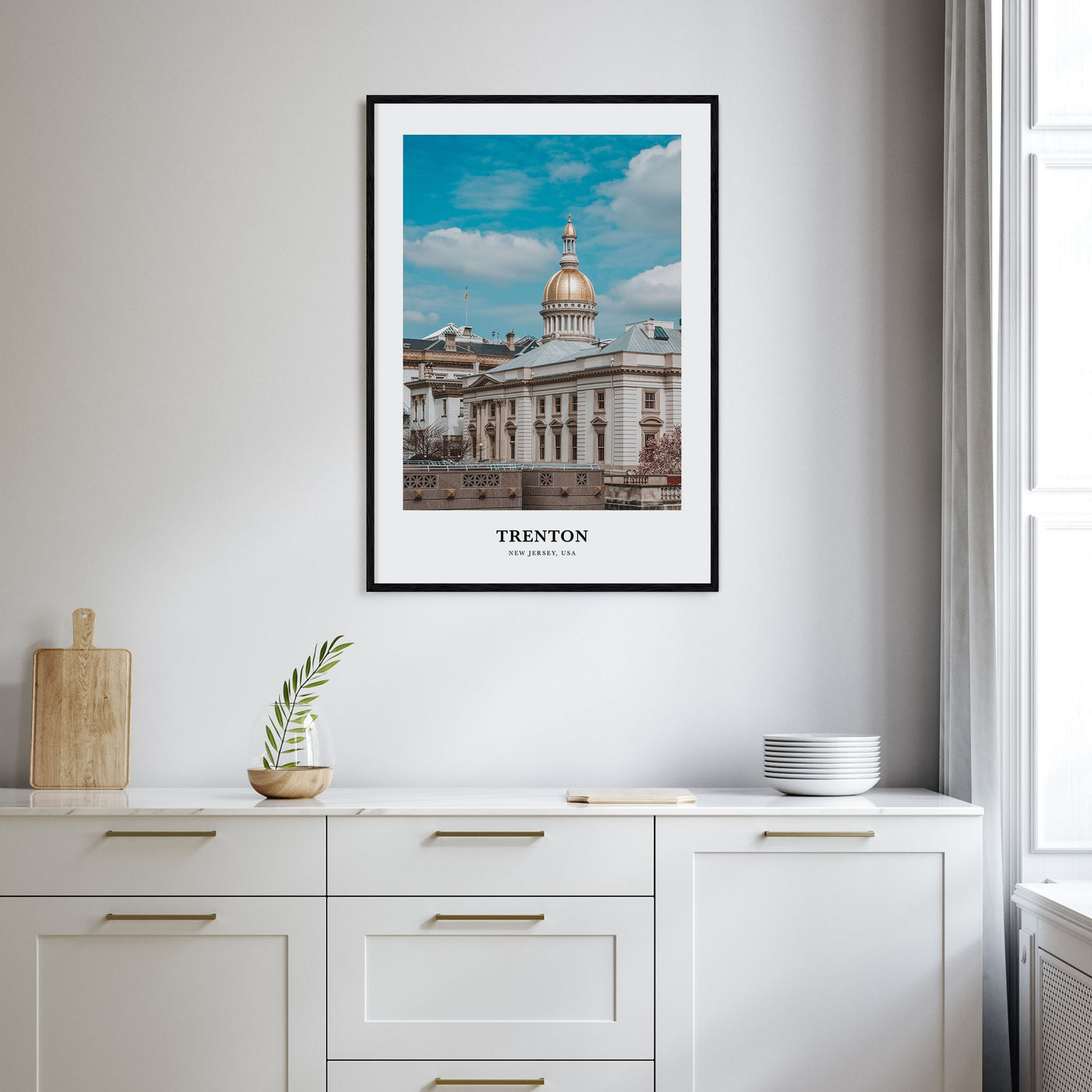 Trenton Portrait Color Poster