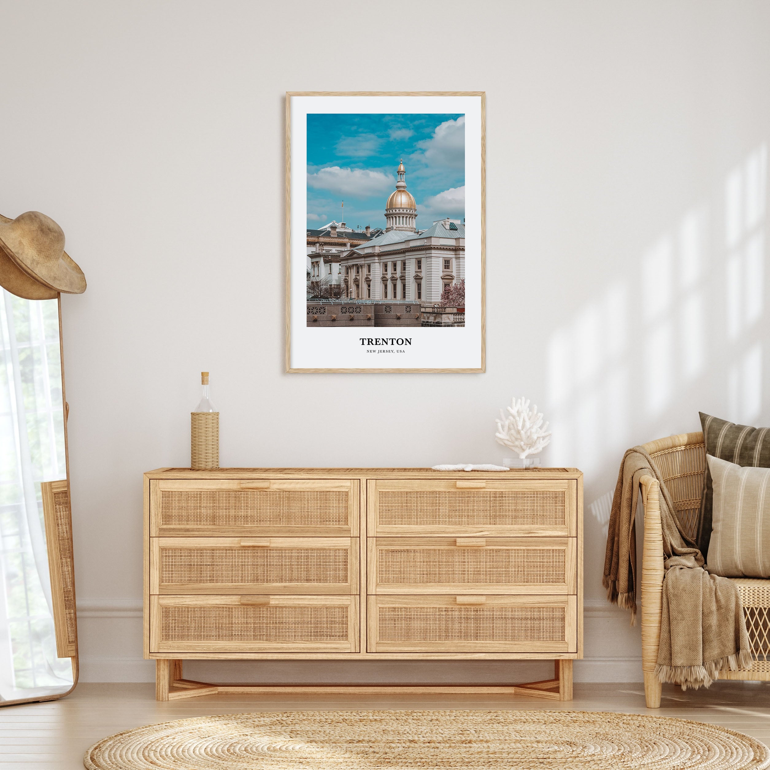 Trenton Portrait Color Poster