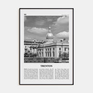 Trenton Travel B&W Poster